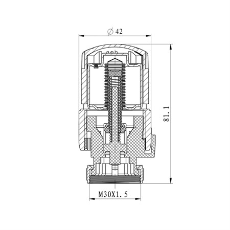 Thermostatic valve GETI GTV03