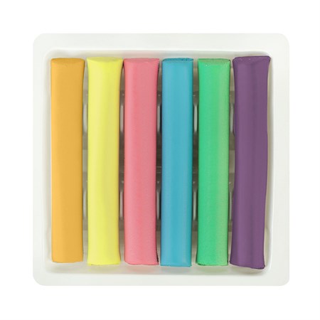 Plasticine EASY Pastel set of 6 colors