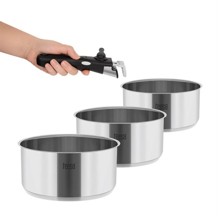 Set of pots TEESA Cook Expert Single Hand TSA0148 3pcs