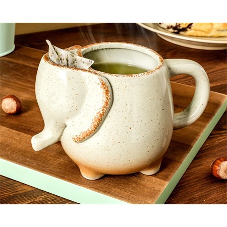 Kanvica na čaj GADGET MASTER Elephant Mug Grey