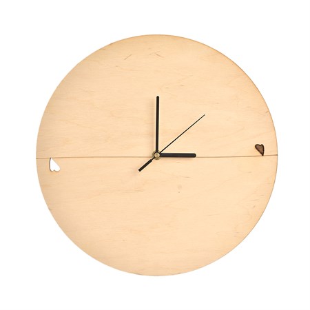 Clock INDECOR Heart 34cm