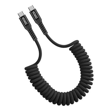 Kábel YENKEE YCU 501 BK USB-C/USB-C 1,5m Black