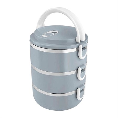Food carrier MagicHome 3x0.5l blue