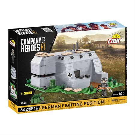 Kit COBI 3043 COH German Fighting Position, 1:35, 642 k, 1 f