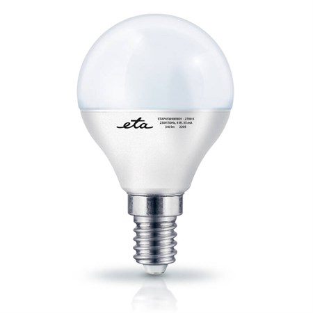 LED bulb E14 4W warm white ETA ETAP45W4WW01