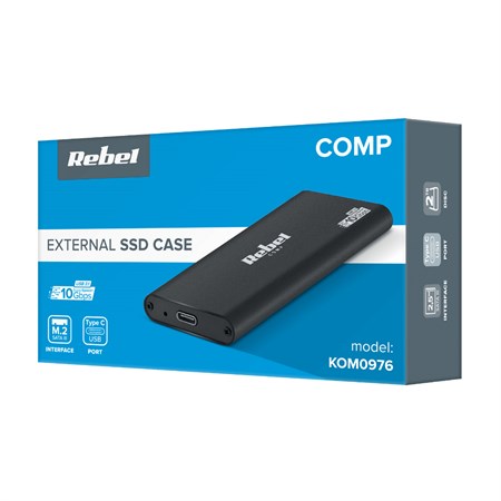 External case for M.2 SSD REBEL KOM0976