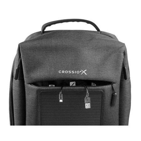 Backpack with solar panel CROSSIO SolarBag Snappy