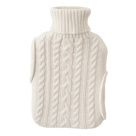 Hot water bottle ORION Sweater Cream 1.6l