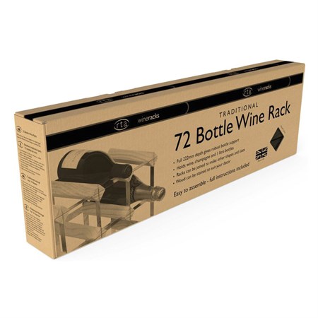 Wine rack RTA WINE0076  for 72 bottles