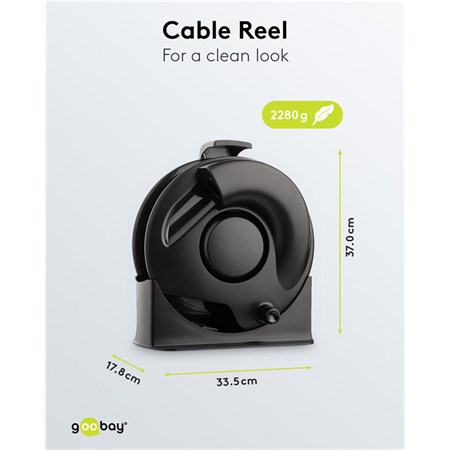 Cable reel for electric cars GOOBAY Type 2