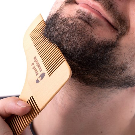 Sada na holení GADGET MASTER Beard & Mustache Comb Set