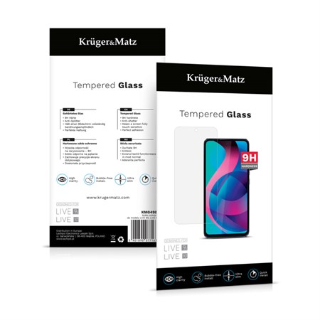 Protective glass KRUGER & MATZ for Live 9S and Live 10S KM0498S