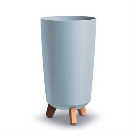 Flowerpot GRACIA TUBUS SLIM light gray 19.5cm