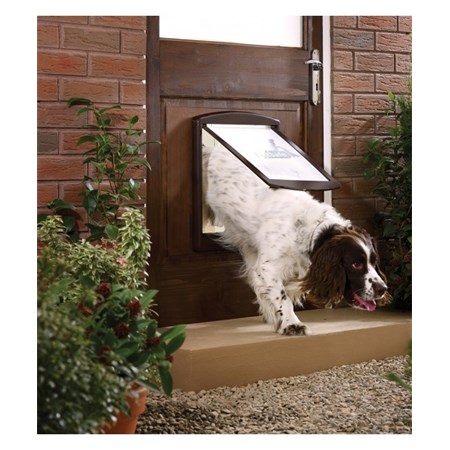 Door for dogs STAYWELL 775 L brown