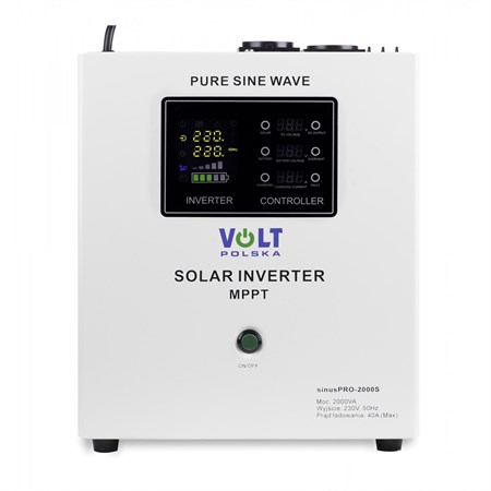 Voltage converter VOLT Sinus Pro 2000 S 24/230V 2000VA 1400W MPPT 40A