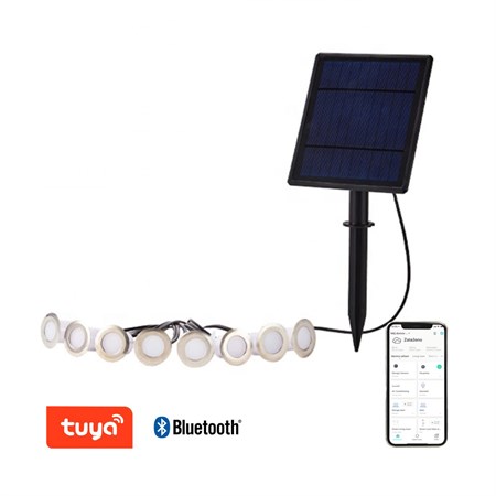 Smart svietidlo solárne IMMAX NEO 07905L Estrelas WiFi Tuya