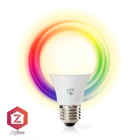 Smart LED bulb E27 9W RGB NEDIS ZBLC10E27 ZigBee Tuya