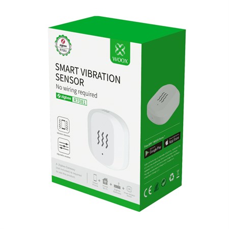 Smart vibration detector WOOX R7081 ZigBee Tuya