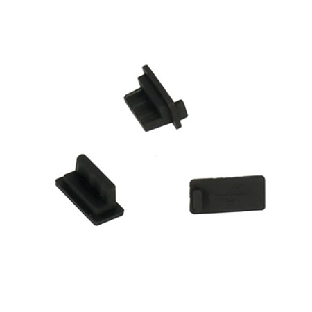 Plug for USB connector 10pcs Black