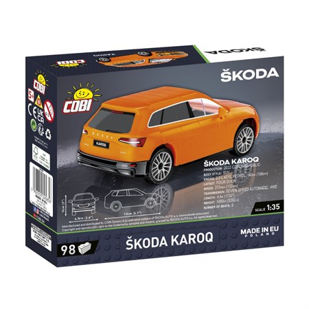 Stavebnica COBI 24585 Škoda Karoq, 1:35, 98 k