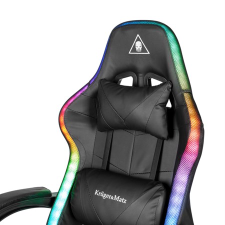Gaming chair KRUGER & MATZ GX-150 Warrior RGB black