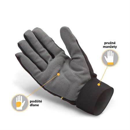 Work gloves HANDY 10268M size M