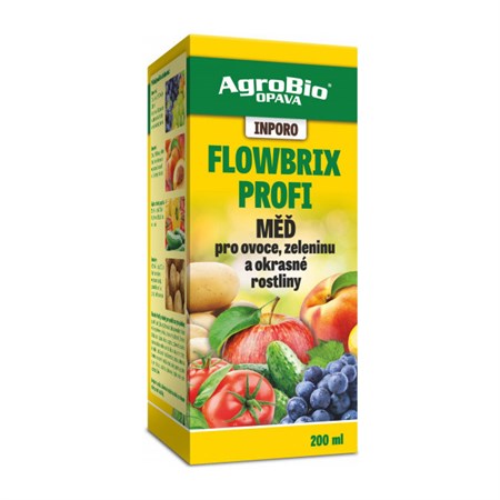 Meď na ovocie, zeleninu a okrasné rastliny AGROBIO Inporo Flowbrix Profi 200ml