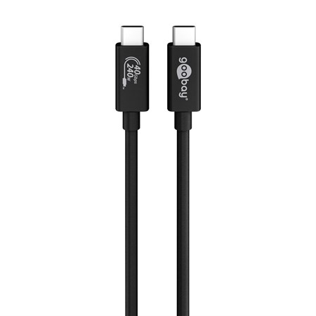Cable GOOBAY 61717 USB-C/USB-C 1m Black
