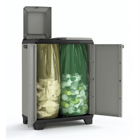Recycling cabinet KETER Split 68x85x39cm
