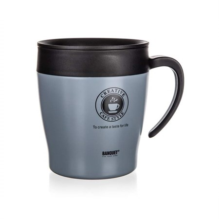 Thermal mug BANQUET Tazza Gray 0.33l