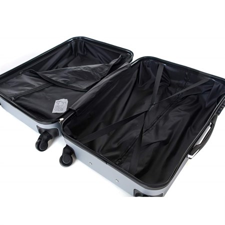 Travel suitcase PRETTY UP AB S07 37l grey