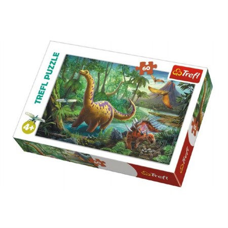 Puzzle TREFL Dinosaurs 60 pieces