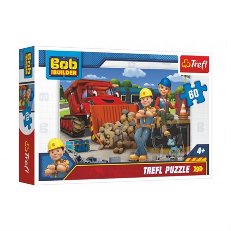 Puzzle TREFL Bořek stavitel - Bob a Wendy 60 dílků