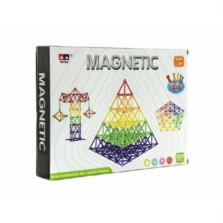 Building kit magnetic TEDDIES 200pcs