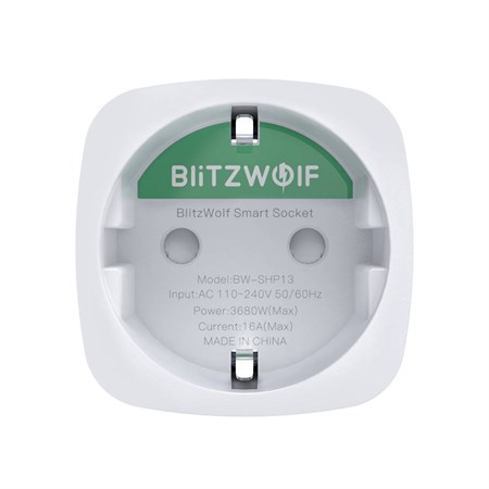Smart zásuvka BLITZWOLF BW-SHP13 ZigBee 1ks