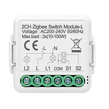 Smart ovládač osvetlenia AVATTO LZWSM01-2 ZigBee Tuya