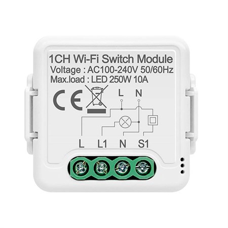 Smart ovládač osvetlenia AVATTO N-WSM01-1 WiFi Tuya