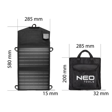 Solárny panel NEO TOOLS 90-140