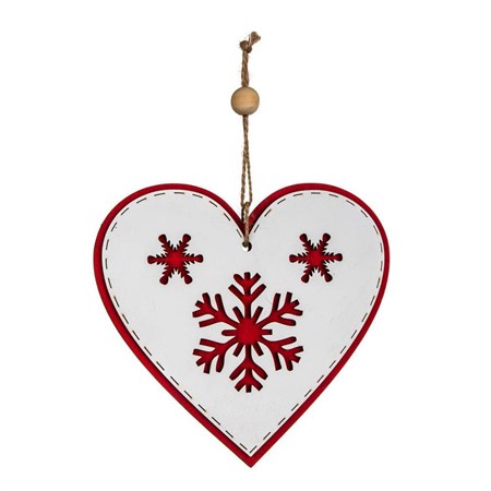 Christmas decoration HOME DECOR White heart