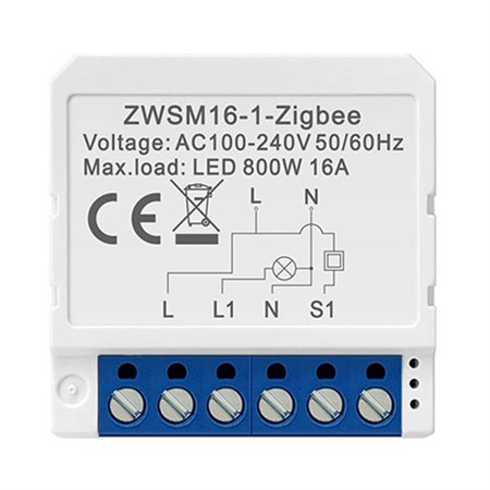 Smart Switch Module AVATTO ZWSM16-W1 ZigBee Tuya