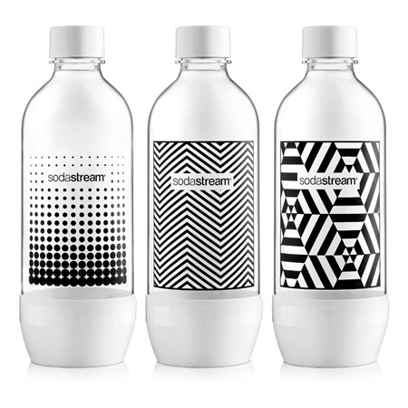 Bottle SodaStream TriPack Black/White