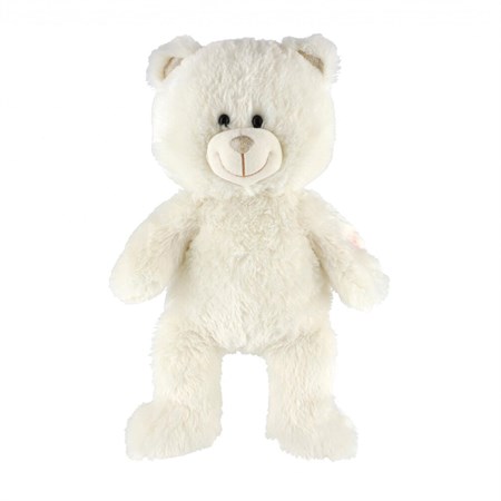 Detský plyšový medvedík TEDDIES biely 40cm