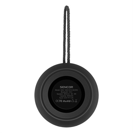 Bluetooth speaker SENCOR SSS 1000 NYX Micro Black