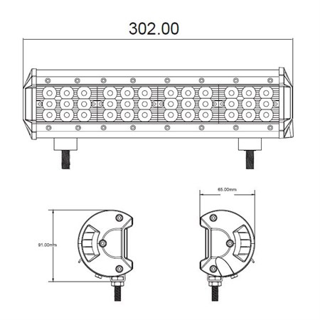 Light for working machines LED STU wl-8734