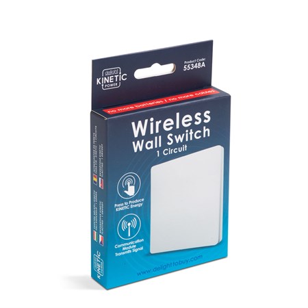 Wireless switch DELIGHT 55348A one-button Kinetic