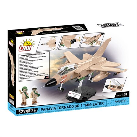 Stavebnice COBI 5854 Armed Forces Panavia Tornado GR.1 MIG EATER, 1:48, 527 k, 2 f