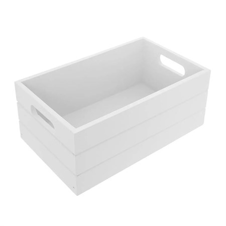 Decorative box ORION 31x21x13cm White