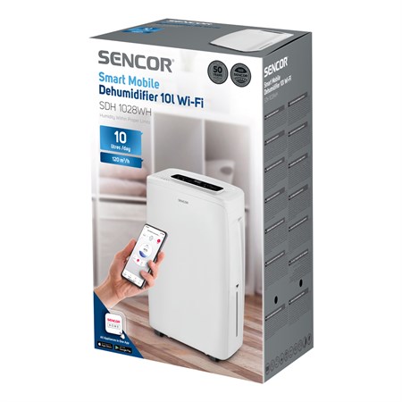 Smart air dehumidifier SENCOR SDH 1028WH 10l WiFi