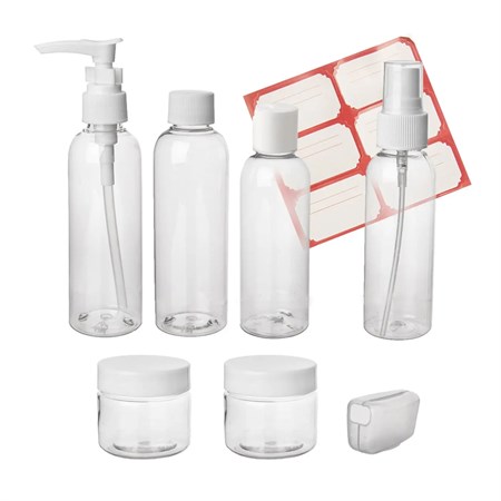 Set of cosmetic jars ORION 8pcs