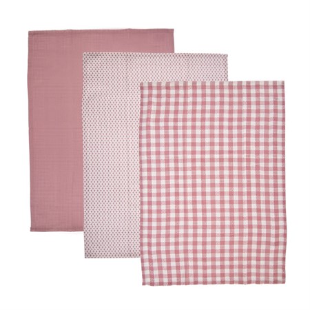 Kitchen towel set ORION Dekor Pink